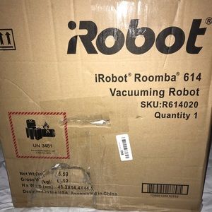 iRobot roomba 614 vacuuming robot